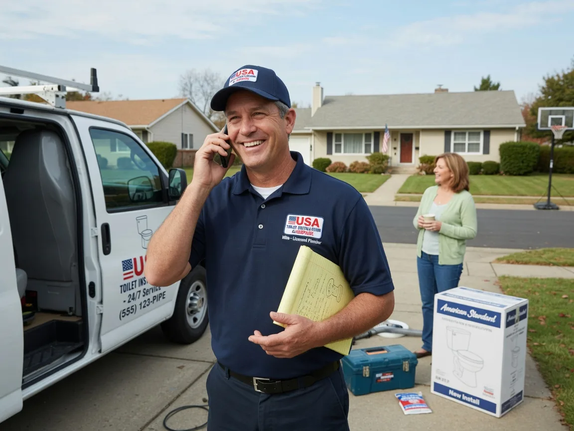 Toilet Installation Hustler, WI FAQs
